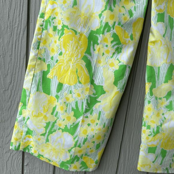 Vintage 60s/70s Lilly Pulitzer Floral Wide-Leg Pants, High-Waist - Picture 11 of 12